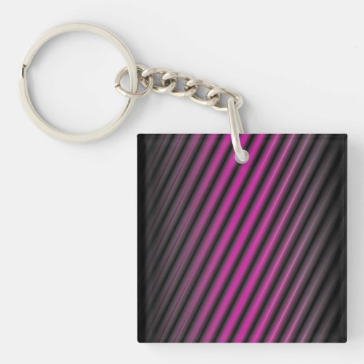 Porte-clés Lignes diffusées violettes  (Devant)