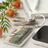 Porte-clés Ligue nationale de baseball 1886 (Devant droit)