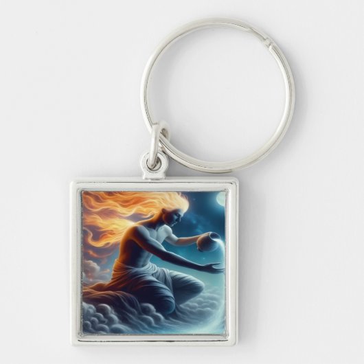 Porte-clés Like Fine Wine Fire Keychain (Devant)