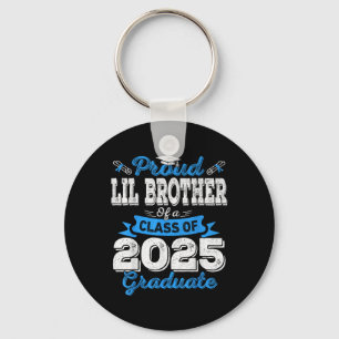 Porte-clés Lil Brother 2025 Graduation Fier Lil Brother Cl O