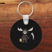 Porte-clés Lil Doom Moose - Funny Reaper Cartoon (Recto)