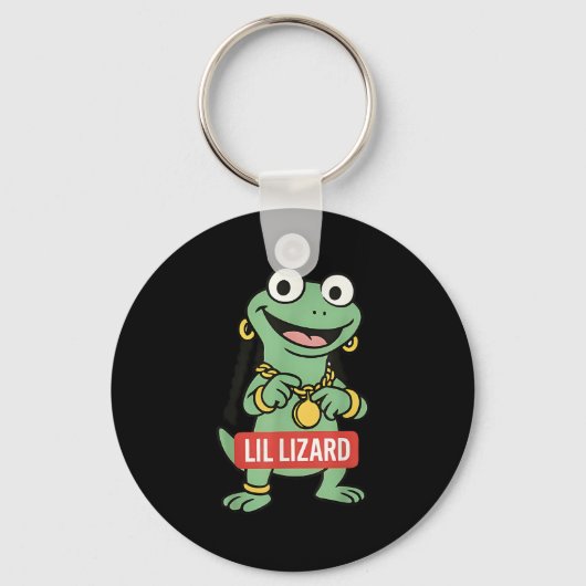 Porte-clés Lil Lizard Funny Lizard Trending Meme (Recto)