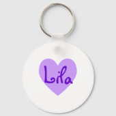 Porte-clés Lila en violet (Recto)