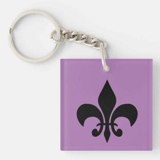 Porte-clés Lilac Fleur de Lis (Devant)