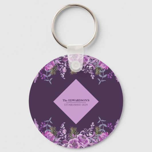 Porte-clés Lilac Lush : Folithe & Blooms Unite (Recto)