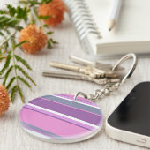 Porte-clés Lilac rayures (Devant droit)