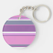 Porte-clés Lilac rayures (Dos)