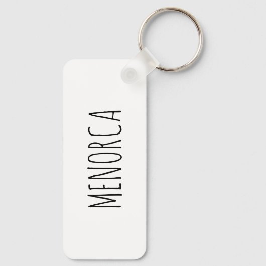 Porte-clés L'île de Minorque (Verso)