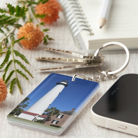 Porte-clés L'île de Saint-Simons (Devant droit)