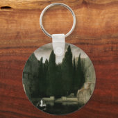 Porte-clés L'île des morts par Arnold Bocklin, Symbolisme Art (Recto)