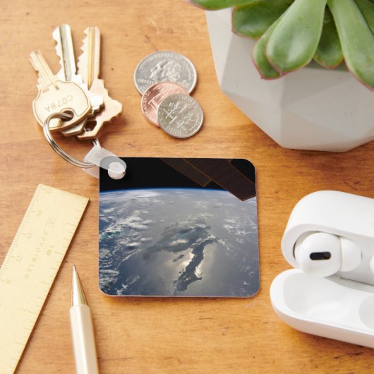 Porte-clés L'Île D'Hispaniola Avec Sunglin (Bureau)