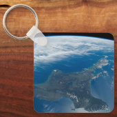 Porte-clés L'île du Nord de la Nouvelle-Zélande. (Recto)