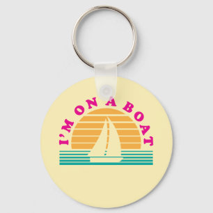 Porte-clés L'Île Lonely En Bateau