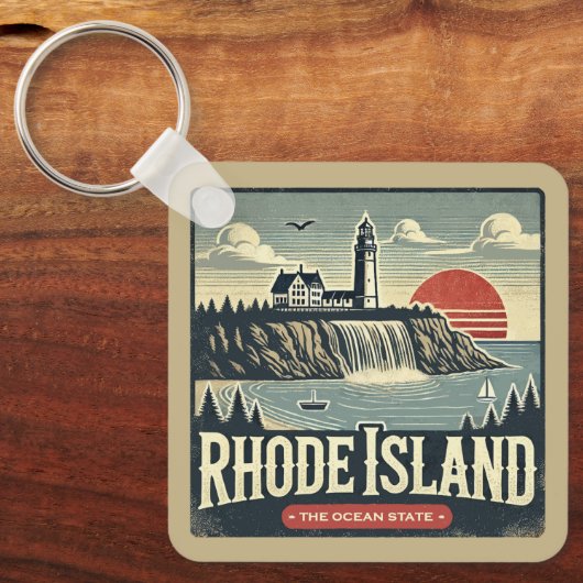 Porte-clés L'île Rhode (Recto)