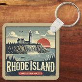 Porte-clés L'île Rhode (Verso)