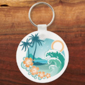 Porte-clés L'île tropicale (Recto)