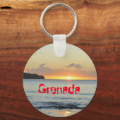Porte-clés L'île tropicale à Grenade (Recto)