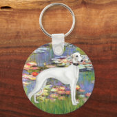 Porte-clés Lilies 2 - White Whippet (11b) (Recto)