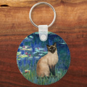 Porte-clés Lilies 5 - Chat siamois seal point (Recto)