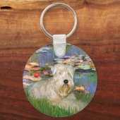 Porte-clés Lillies 2 - Wheaten Terrier 1 (Recto)