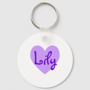 Porte-clés Lily en violet