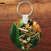 Porte-clés Lily et papillon de tigre (Recto)