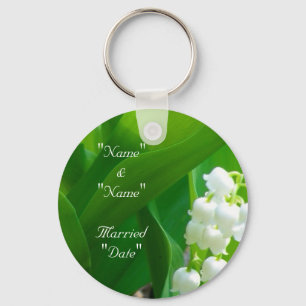 Porte-clés Lily of The Valley Wedding Keychain