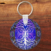 Porte-clés L'imaginaire de l'arbre de vie (Recto)