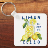 Porte-clés Limoncello La Dolce Vita Souvenir Italy Lover (Recto)