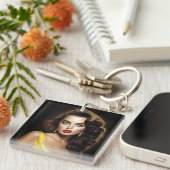 Porte-clés Lina - Super Modèle Latina! (Devant Droit)