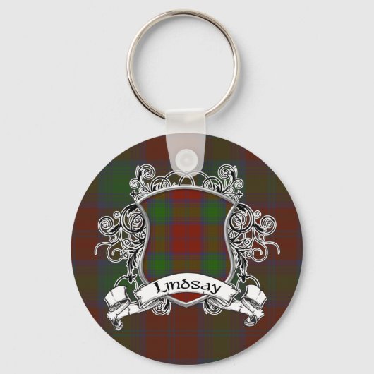 Porte-clés Lindsay Tartan Shield (Recto)
