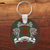 Porte-clés Lindsay Tartan Shield (Recto)