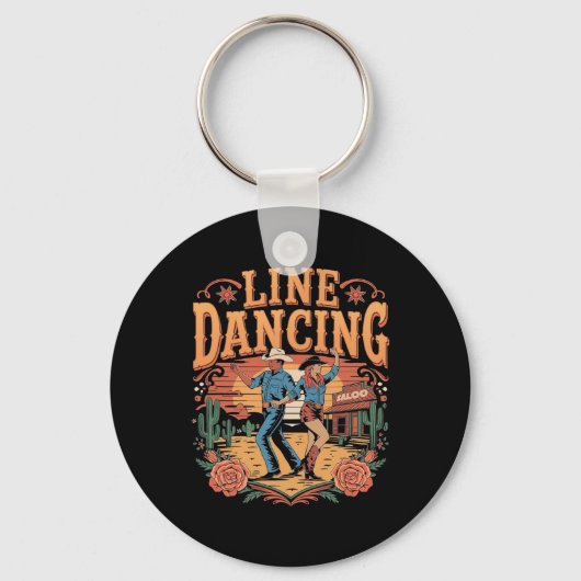 Porte-clés Line Dancing Team (Recto)