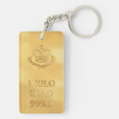 Porte-clés Lingot d'or (Dos)