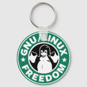 Porte-clés linux libère (Recto)