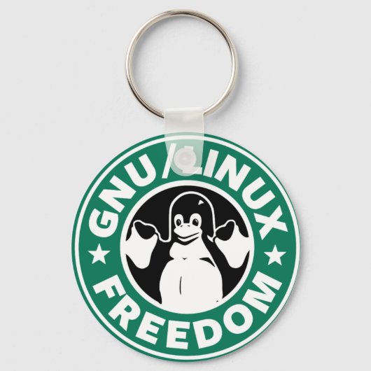 Porte-clés linux libère (Recto)