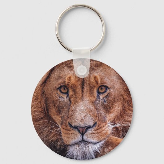 Porte-clés Lion africain (Recto)