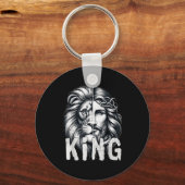 Porte-clés Lion And Jesus King Christian Faith Design (Recto)