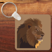 Porte-clés Lion Animal de la faune Lion (Recto)