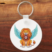 Porte-clés Lion avec ailes (Verso)