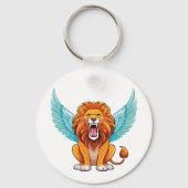 Porte-clés Lion avec ailes (Verso)