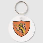 Porte-clés Lion Avec Une Épée (Verso)