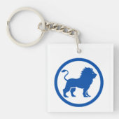 Porte-clés Lion bleu (Devant)
