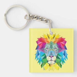 Porte-clés Lion brillant