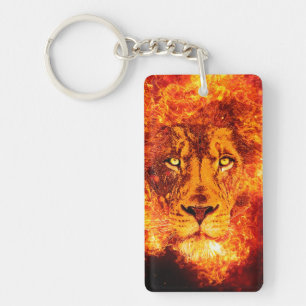 Porte-clés Lion brûlant de Juda
