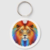 Porte-clés Lion coloré (Recto)