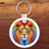 Porte-clés Lion coloré (Recto)