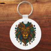 Porte-clés Lion Coloré (Recto)