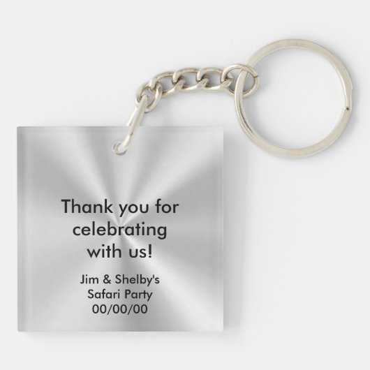 Porte-clés Lion d'Afrique 1 (Dos)