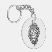 Porte-clés Lion dans la couronne (Devant gauche)